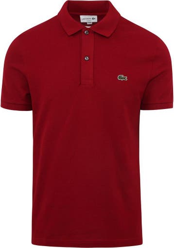 Lacoste Poloshirt Pique Bordeaux maat Maat 52/54 (L) Heren, Vêtements | Hommes, Polos, Verzenden