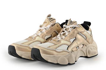 Buffalo Sneakers in maat 38 Goud, Kleding | Dames, Overige kleuren, Verzenden, Zo goed als nieuw, Sneakers