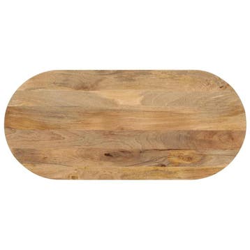 Tafelblad ovaal 110x50cm | 40% korting | Retour deal!, 100 tot 150 cm, Verzenden, 50 tot 100 cm, Zo goed als nieuw