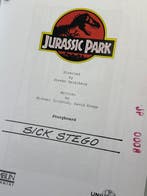Jurassic Park - Storyboards Sick Stego - Amblin, Nieuw