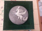 Gian Francesco Gonzaga - sculptuur, Pegaso - 35 cm - Zilver, Antiek en Kunst