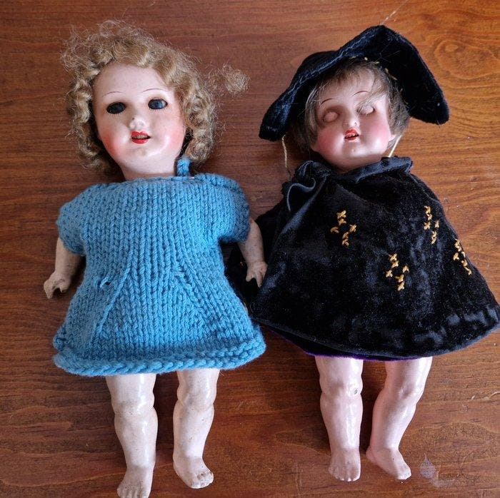 SFBJ & Heubach Koppelsdorf - Poupée - 2 Dolls, Antiek en Kunst, Antiek | Speelgoed