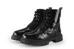 S.oliver Veterboots Meisjes in maat 33 Zwart, Verzenden, Jongen of Meisje, Schoenen, Zo goed als nieuw