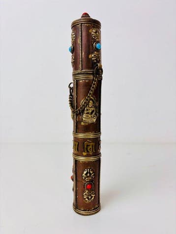 Brûleur dencens - Tibetaanse wierook - Bronze, Cuivre