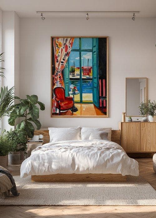 E. García - Elegante salón XL (reserve), Antiek en Kunst, Kunst | Schilderijen | Modern