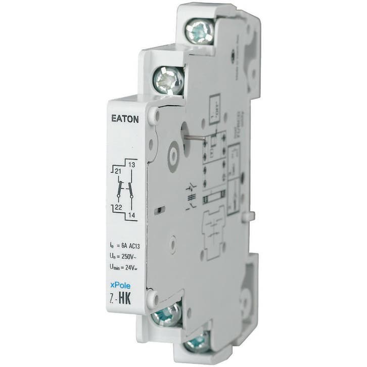 Eaton Z-HK hulpcontact 1N/O+1N/C - 8 A - 250 V AC - 248432, Doe-het-zelf en Bouw, Elektriciteit en Kabels, Verzenden