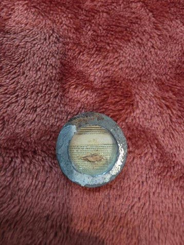 Antiek Reliekhouder - Metaal, Glas, Textiel - 1850-1900 -