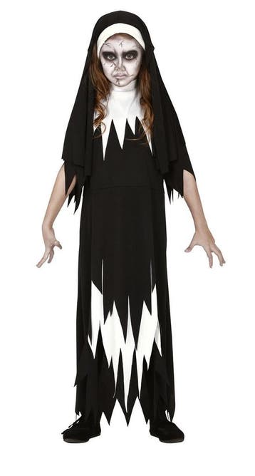 Non Halloween Kostuum Kind zwart-wit, Verzenden, Nieuw