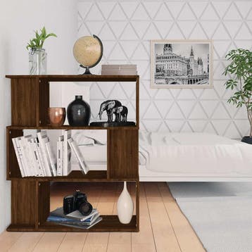 vidaXL Boekenkast / kamerscherm 80x24x96 cm bewerkt hout, Huis en Inrichting, Verzenden, Nieuw