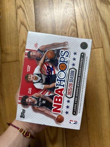 2025/26 Topps NBA Hoops NBA Basketball Stars Originele, Nieuw