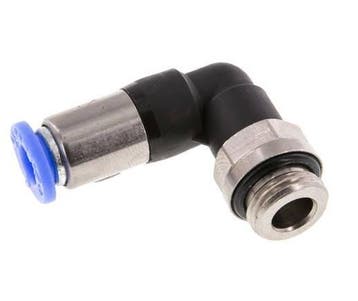 Raccord à Enfoncer 6mm & G1/4 Mâle Coude Autobloquant en, Verzenden