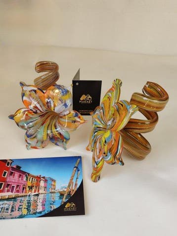 MurArt - Tafelmiddenstuk (2) - Murano-glas -