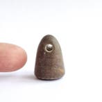 Silk Road, Asie centrale Jaspe gris bouquetin antilope perle, Antiek en Kunst