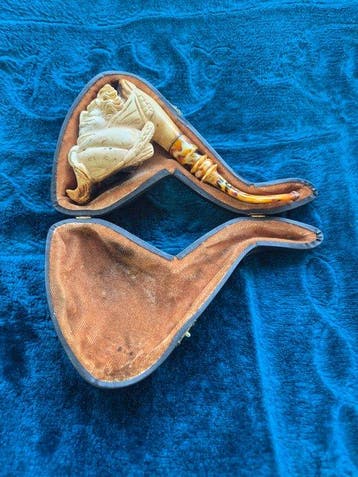 Meerschuim pijp - meerschaum, Bakeliet, Nieuw