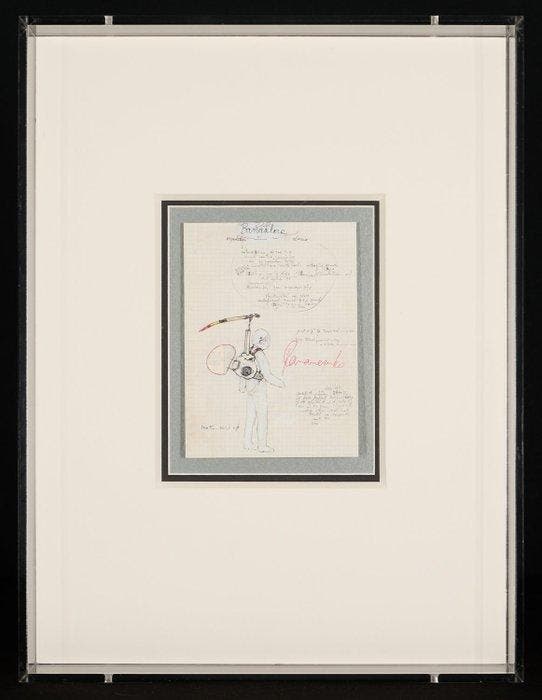 Panamarenko (1940-2019) - Set : Signierte Invitation Card, Antiquités & Art, Antiquités | Autres Antiquités