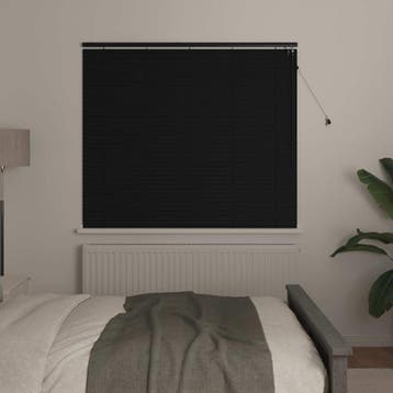 vidaXL Venetiaanse jaloezie Zwart 150 x 130 cm 35 mm, Verzenden, Nieuw
