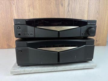 Kenwood - M-A100 Vermogenversterker + C-V150 Voorversterker, Nieuw