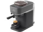 Philips - Semi automatische espressomachine - Zwart, Verzenden, Nieuw, Gemalen koffie, Afneembaar waterreservoir