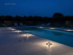 4GU10 Grondspot rond zand zwart (48x) Lampinno, Ophalen