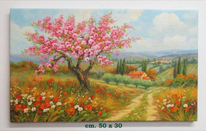 Marino Faliero (1948) - Il Giardino Incantato, Antiek en Kunst, Kunst | Schilderijen | Klassiek