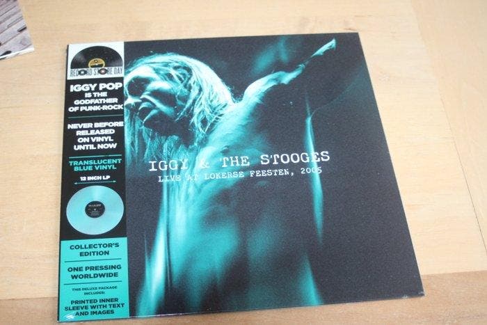 Iggy Pop & The Stooges - Live at the Lokerse Feesten (Blue, CD & DVD, Vinyles Singles