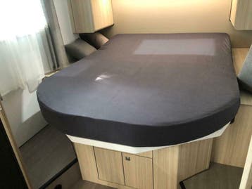 Queensbed of Eilandbed Hoeslakens Wit of Antraciet,Pasvorm, Verzenden, Nieuw