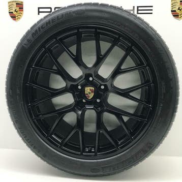 Porsche Macan GTS ORIGINELE 20 RS Spyder met banden (7-8 mm), Ophalen, Banden en Velgen
