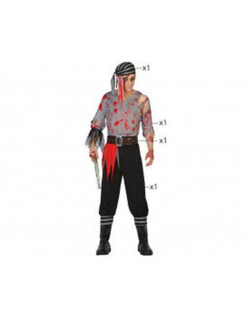 Piraat zombie halloween kostuum, Ophalen of Verzenden