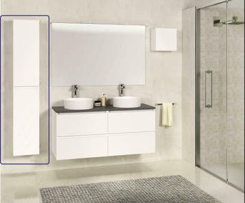 SEPHIA kolomkast 140x30x25 mat-wit, Ophalen of Verzenden, Nieuw