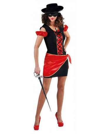 Zorro bandiet verkleed kostuum voor dames, Ophalen of Verzenden, Nieuw