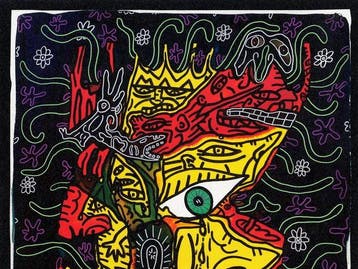 Robert Combas (1957) - Portrait, Antiek en Kunst
