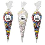 Fako Bijoux - 50x Cellofaan Puntzakken 30x16cm + 60 Stickers, Diversen, Cadeauverpakkingen, Verzenden, Nieuw