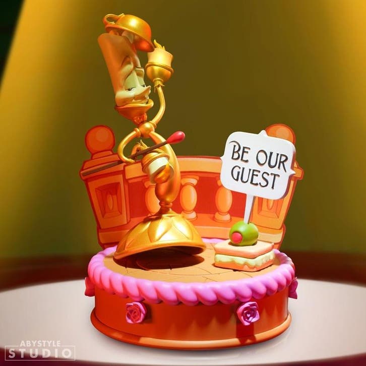 Disney Belle en het Beest Lumière Figurine 12 cm, Verzamelen, Disney, Nieuw, Ophalen of Verzenden