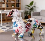Beeldje - Bassotto Pop Art - Hars