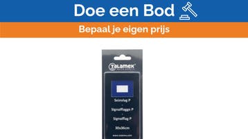 Bieden: Talamex 27503316 Signal Flag P 30x36, Watersport en Boten, Ophalen of Verzenden, Nieuw