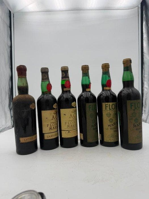 Florio Marsala Riserva 1860 & Florio ACI 1840 - Sicilië, Verzamelen, Wijnen