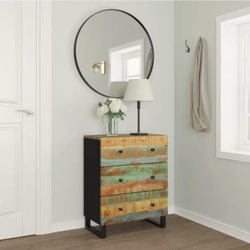 vidaXL Dressoir 60x33x75 cm massief gerecycled hout, Huis en Inrichting, Verzenden, Nieuw