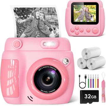 Kindercamera 20MP + Print - 34% Retour Deal. Nu toeslaan!, Verzenden, Zo goed als nieuw, Elektronica