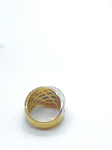 Damiani - Ring - 18 karaat Geel goud, Witgoud, Nieuw
