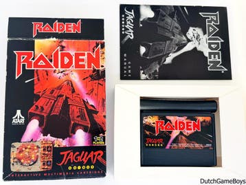 Atari Jaguar - Raiden + Reg. Card, Games en Spelcomputers, Verzenden, Gebruikt