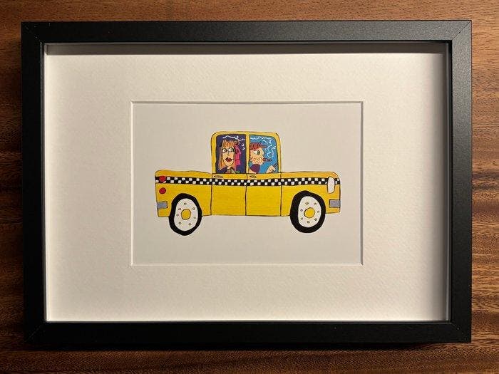 James Rizzi (1950-2011) - Taxi, Antiquités & Art, Art | Objets design