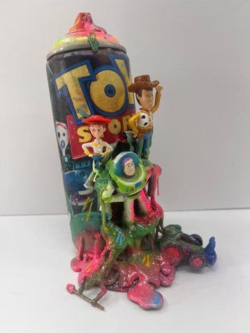 Alvin Silvrants - Beeld, Toy Story - Buzz Lightyear, Woody, Verzamelen, Nieuw