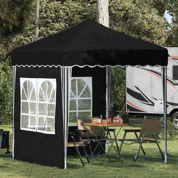vidaXL Pop-up Feesttent 195 x 195 x 245 cm Antracietkleurig, Verzenden