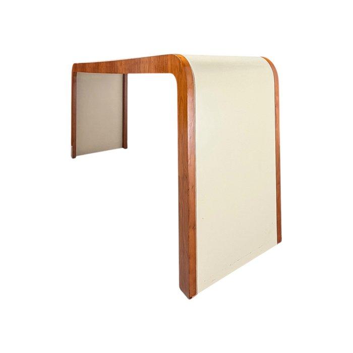 Console - Bois, Travertin - Console vintage - plateau en, Antiek en Kunst, Kunst | Designobjecten