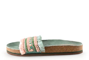 Lazamani Slippers in maat 39 Groen, Slippers, Verzenden, Lazamani, Gedragen