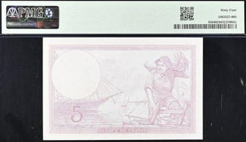 Frankrijk. - 5 Francs - 1939 - PMG 64 - Pick 83 (Zonder