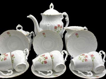 Richard Ginori - Manifattura di Doccia - Koffieservies -, Antiek en Kunst