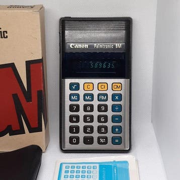 Canon Palmtronic 8M - Rekenmachine - 1970-1980, Nieuw