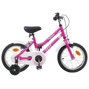 vidaXL Kinderfiets 12 Inch voor 2-4 jaar oud Roze Wit, Verzenden, Nieuw