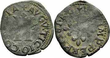 Italien Desana Agostino Tizzone Liard 1581 Krone H Lilien..., Verzenden